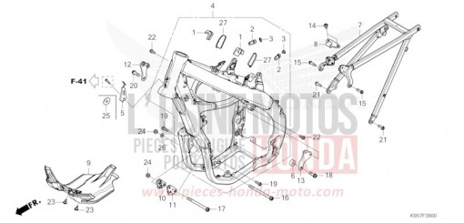 FRAME BODY CRF250RS de 2025